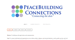 Desktop Screenshot of peacebuildingconnections.org